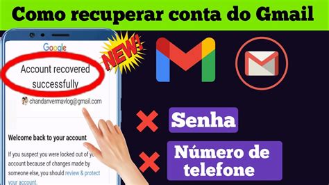 resgatar minha conta gmail